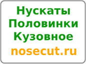 Nosecut.ru - кузовное, нускаты, половинки